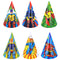 Superhero Party Cone Hats - Flat - Assorted - Each