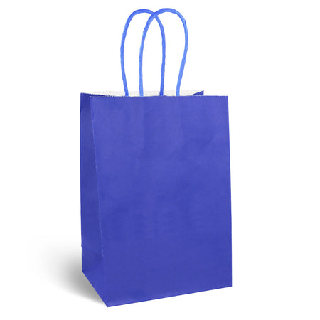 Royal Blue Paper Party Bags - 22cm - Each