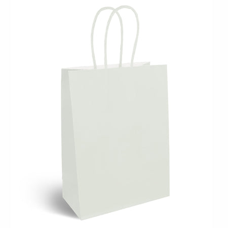 Silver Paper Party Bags - 22cm - Each