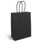 Black Paper Party Bags - 22cm - Each