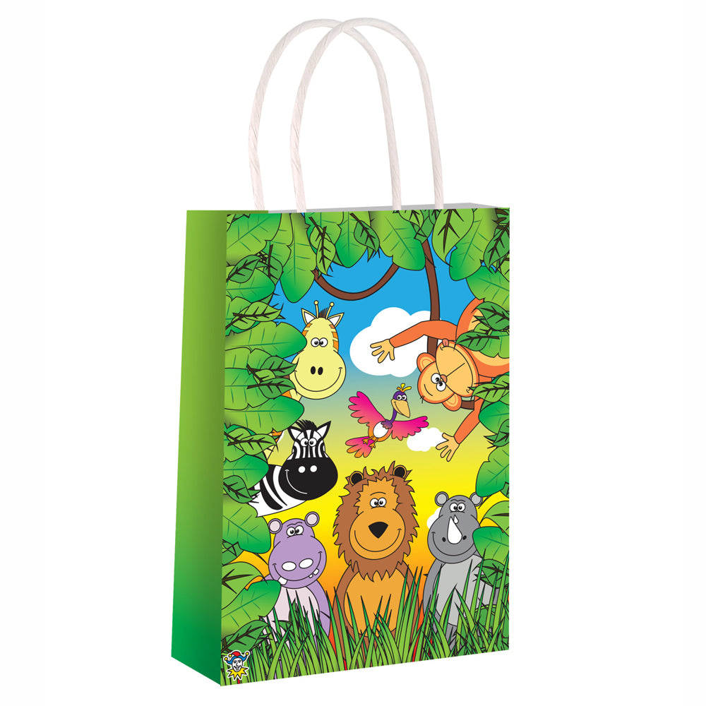 Jungle Paper Party Bags - 21cm - Each