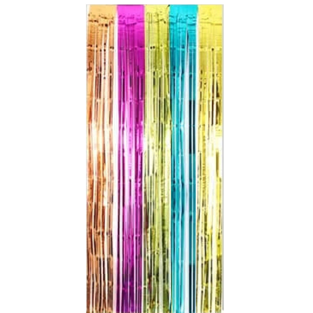 Multicolour Foil Door Curtain -  2.4m x 92cm