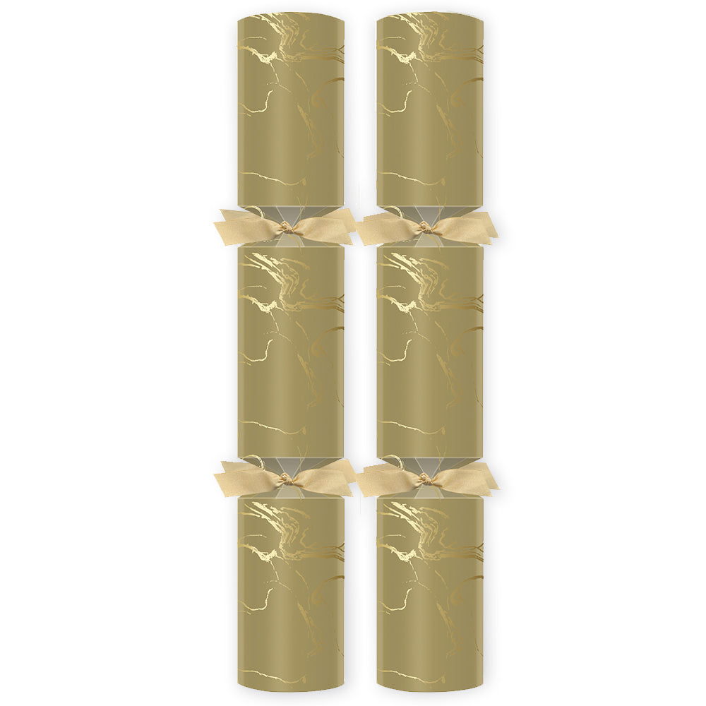 Gold Marble Luxury Christmas Crackers - 12" - Each