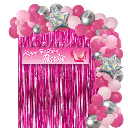Host a birthday party with our pink Barbie Dreamland Decorations