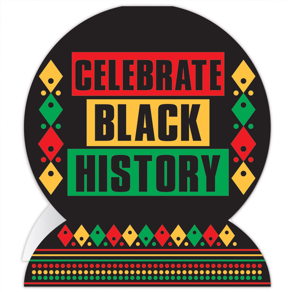 3-D Celebrate Black History Table Centerpiece - 25cm