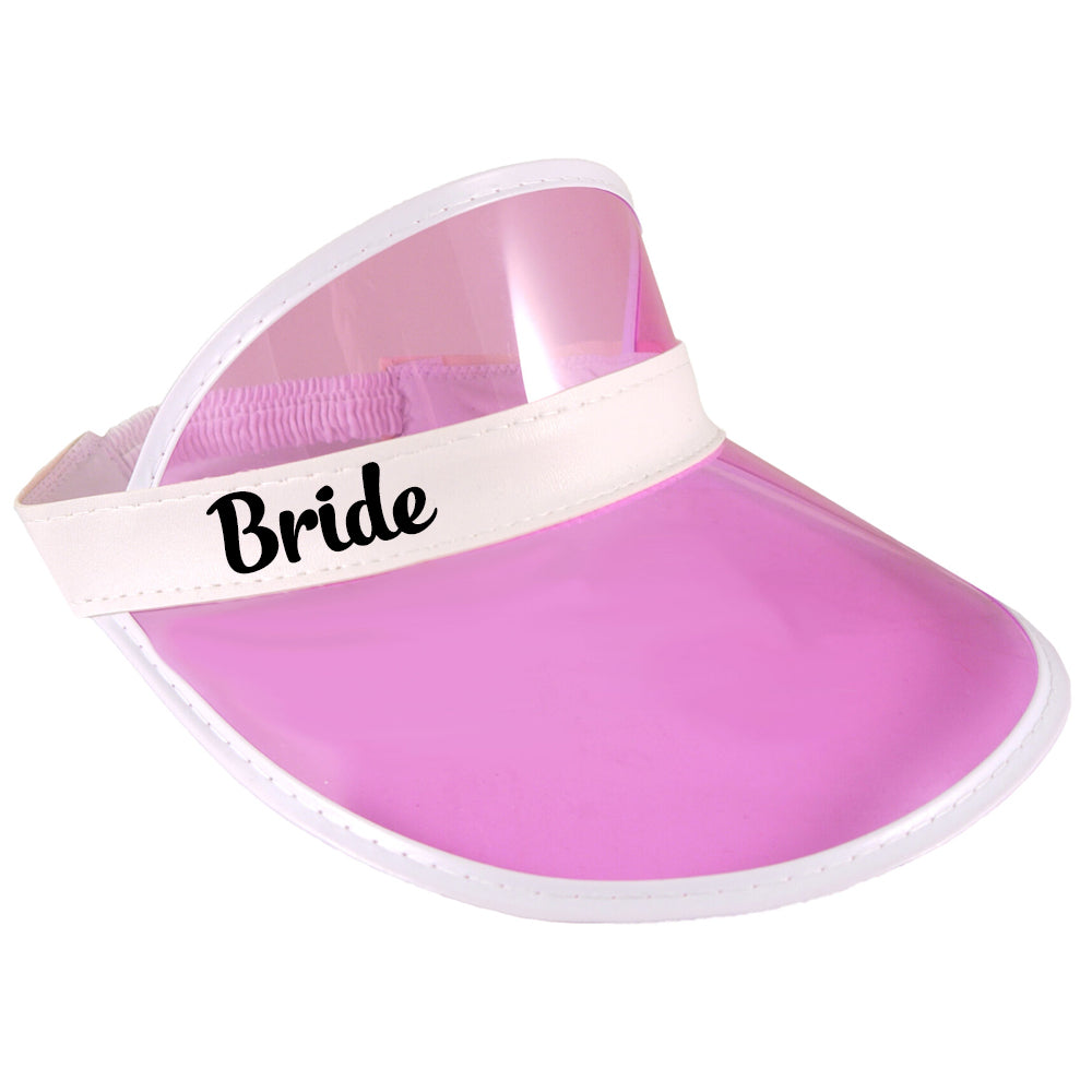 Bride Pink Sun Visor