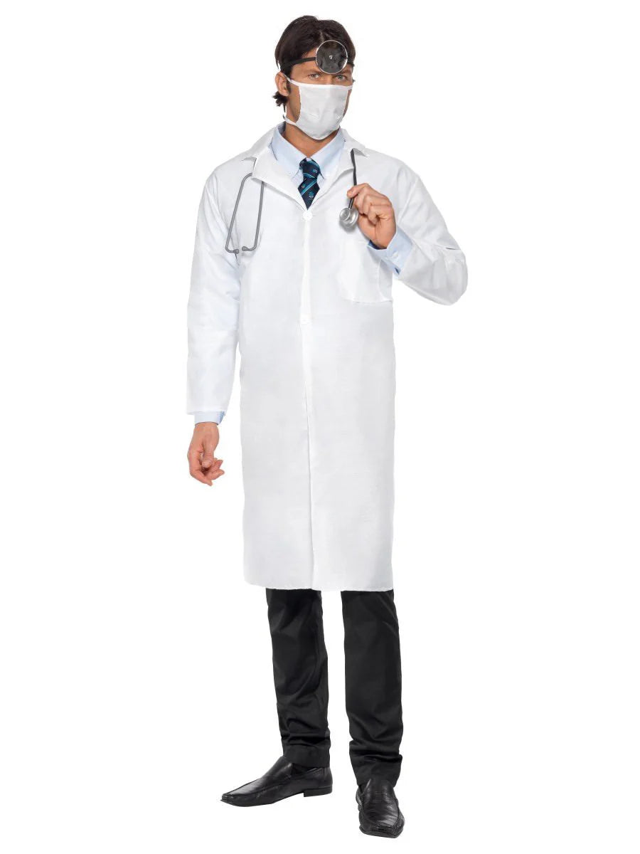 Doctor's White Coat with Mask