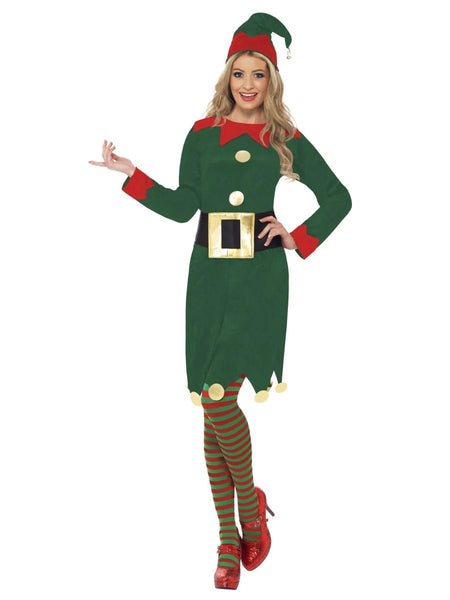 Women's Green Elf Costume