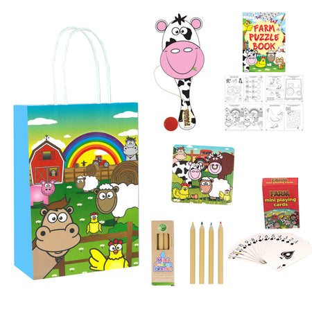 Farm Plastic Free Party Bag Kit with Farm Contents - Each