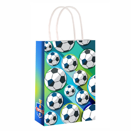 Football Paper Party Bags - 22cm - Each