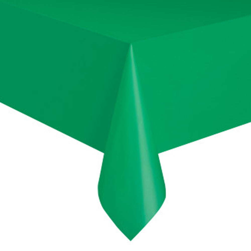 Green Plastic Tablecloth - 1.4m x 2.8m – Party Packs