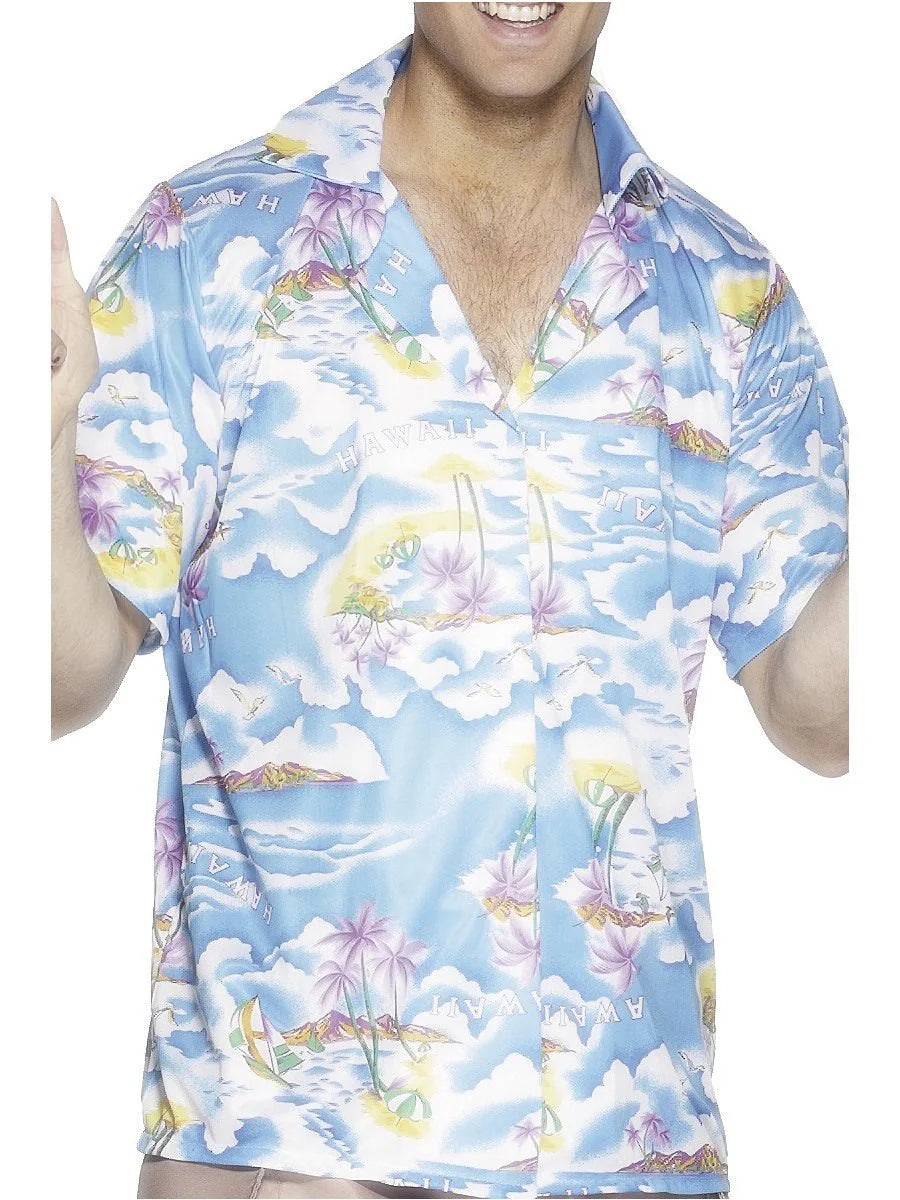 Blue Hawaiian Shirt - Large