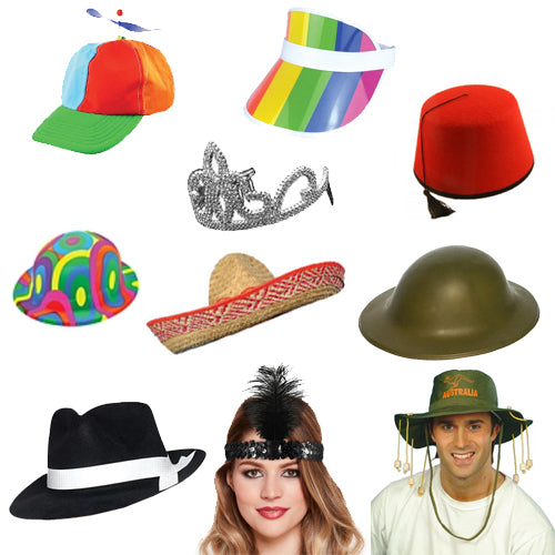 Novelty Hats - Pack of 10