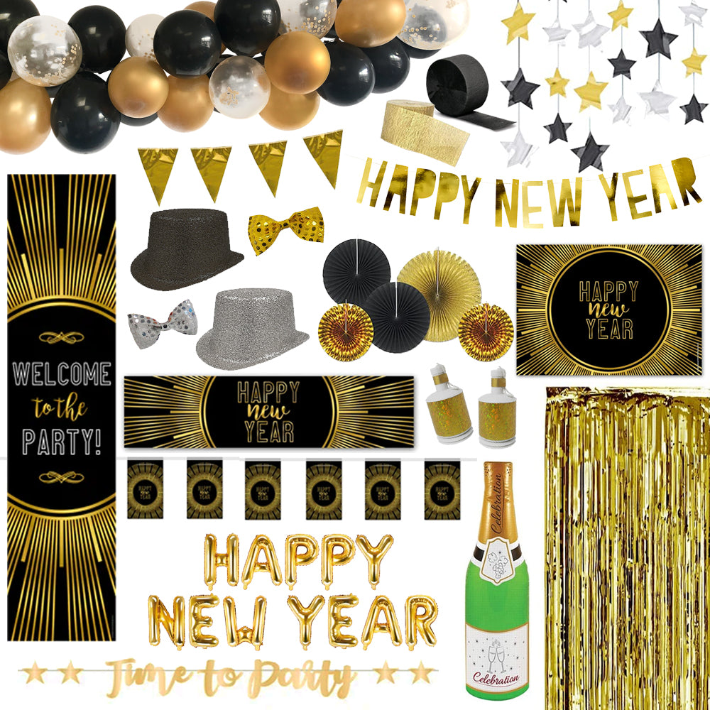 Large Happy New Year Decoration and Novelty Pack