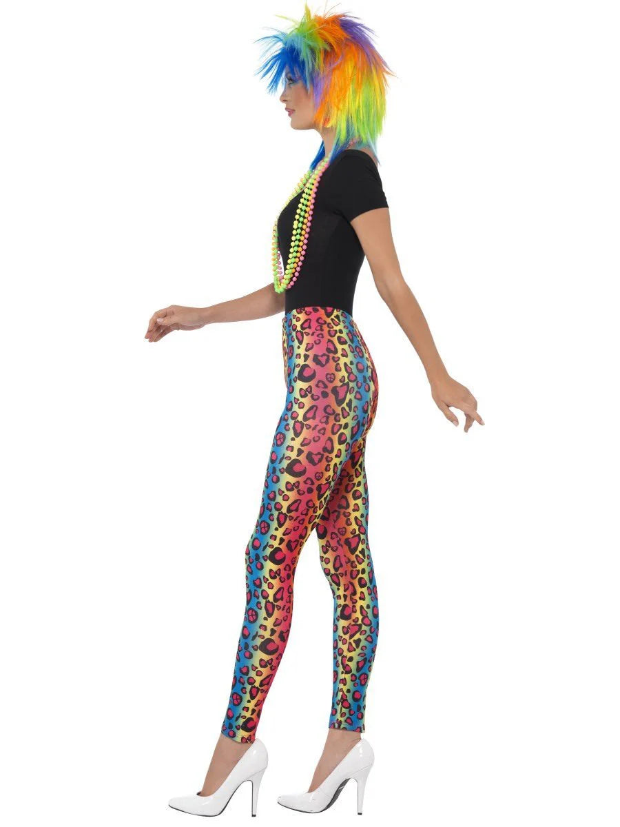 Neon Leopard Print Leggings