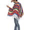 Mexican Poncho Multi Coloured