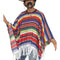 Mexican Poncho Multi Coloured