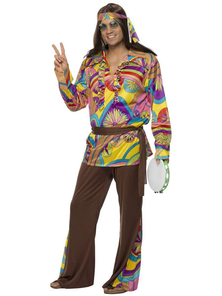 Psychedelic Hippy Man Costume