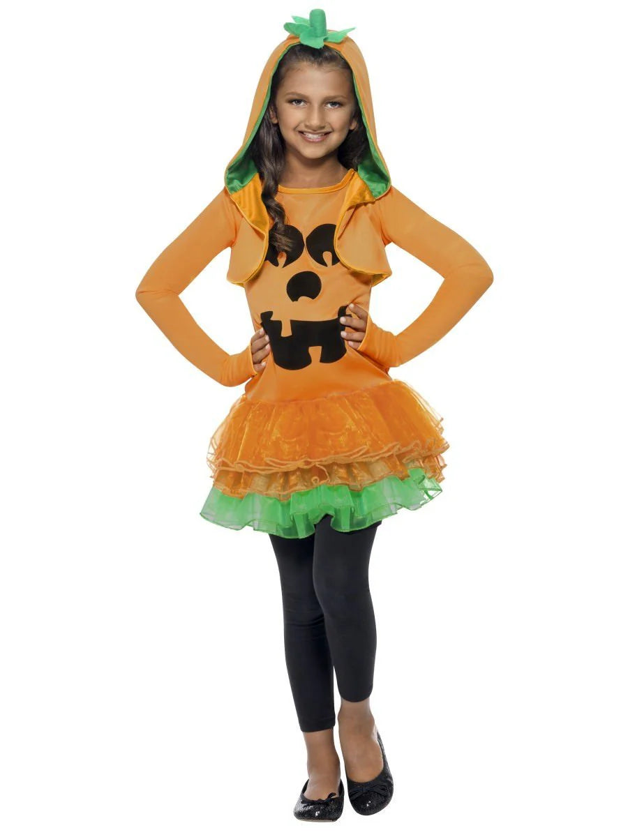 Girl's Pumpkin Tutu Dress