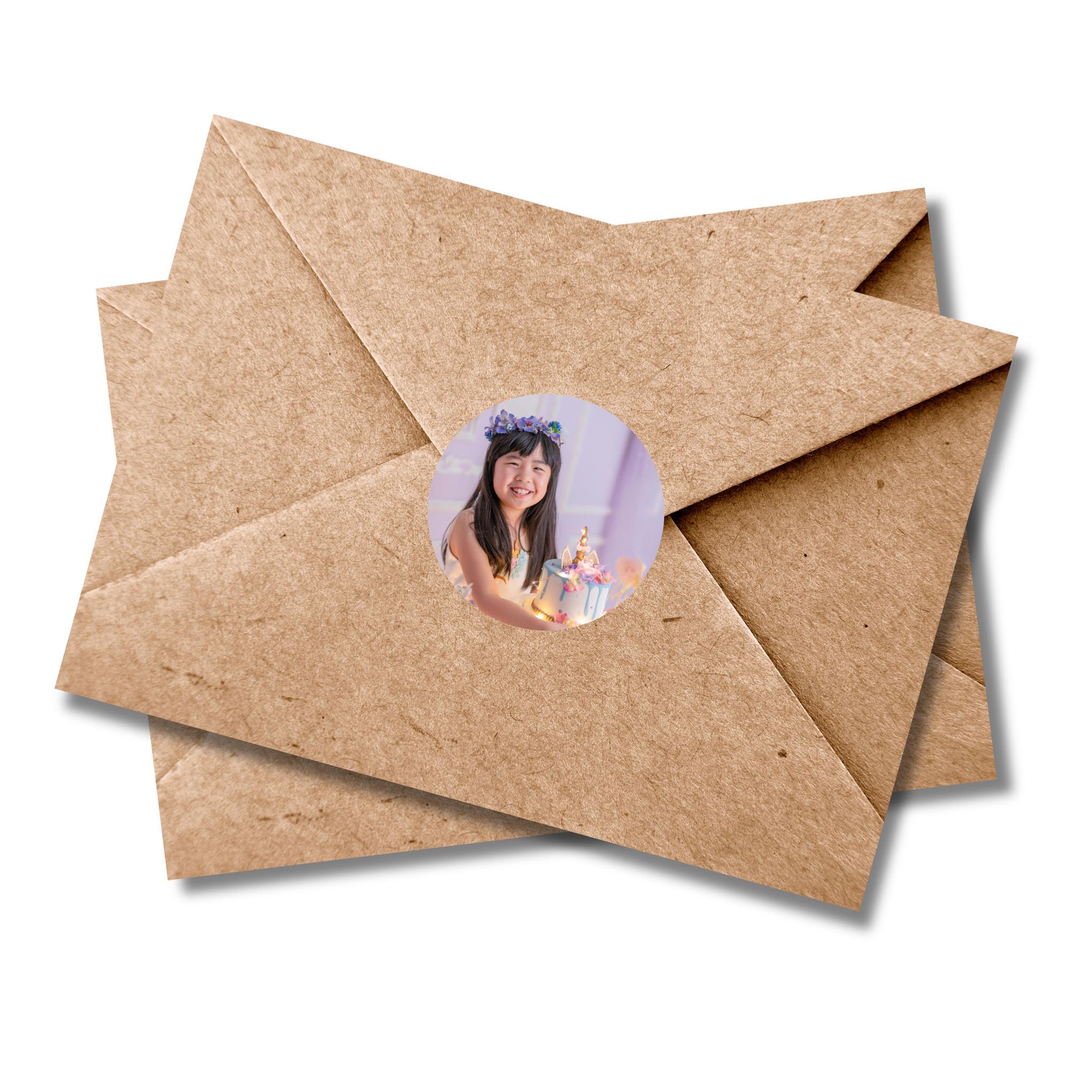 Personalised Selfie Stickers 51mm - Sheet Of 15