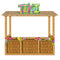 3D Giant Tiki Bar Cardboard Prop Decoration - 220cm x 210cm