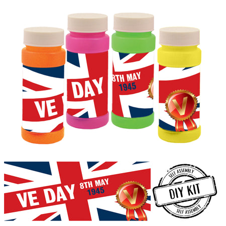 VE Day Bubbles - Pack of 8