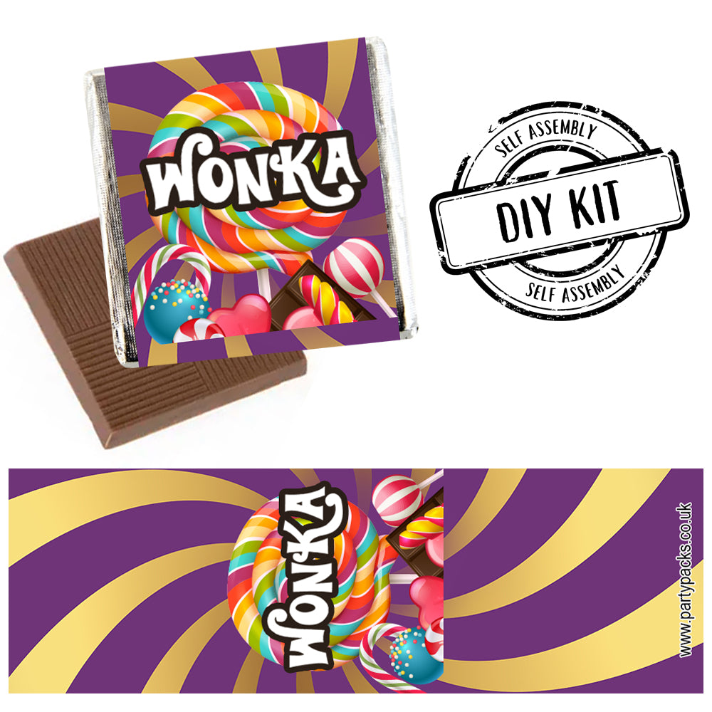 Square Chocolates - Wonka | Charlie and the Chocolate Factory | Party Packs