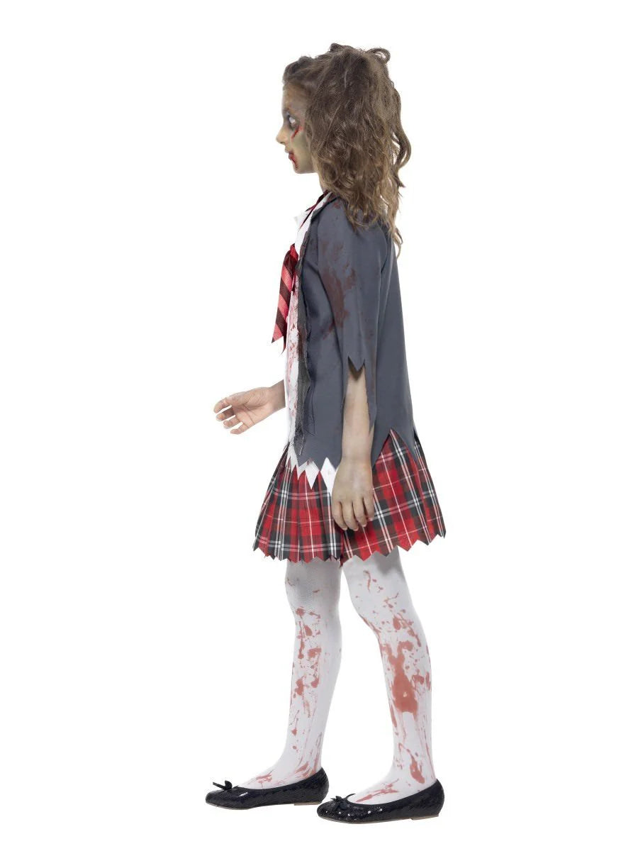 Child's Zombie School Girl Costume