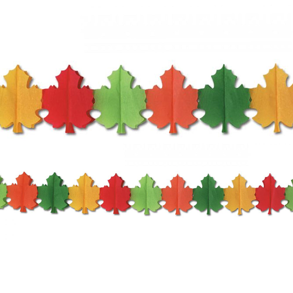 Autumn Leaves Garland - 3.6m – Party Packs