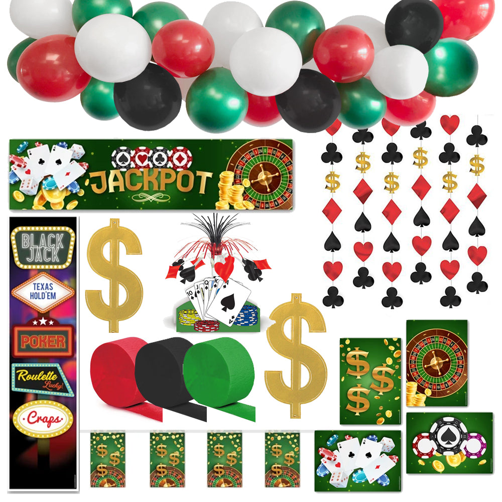 Casino Theme Party Decorations, Game Night Party Magic Birthday Party  Decorations, Magic Banner for Las Vegas Theme Party Decor (Black, Red) -  China Casino Happy Birthday Banner and Poker Table price