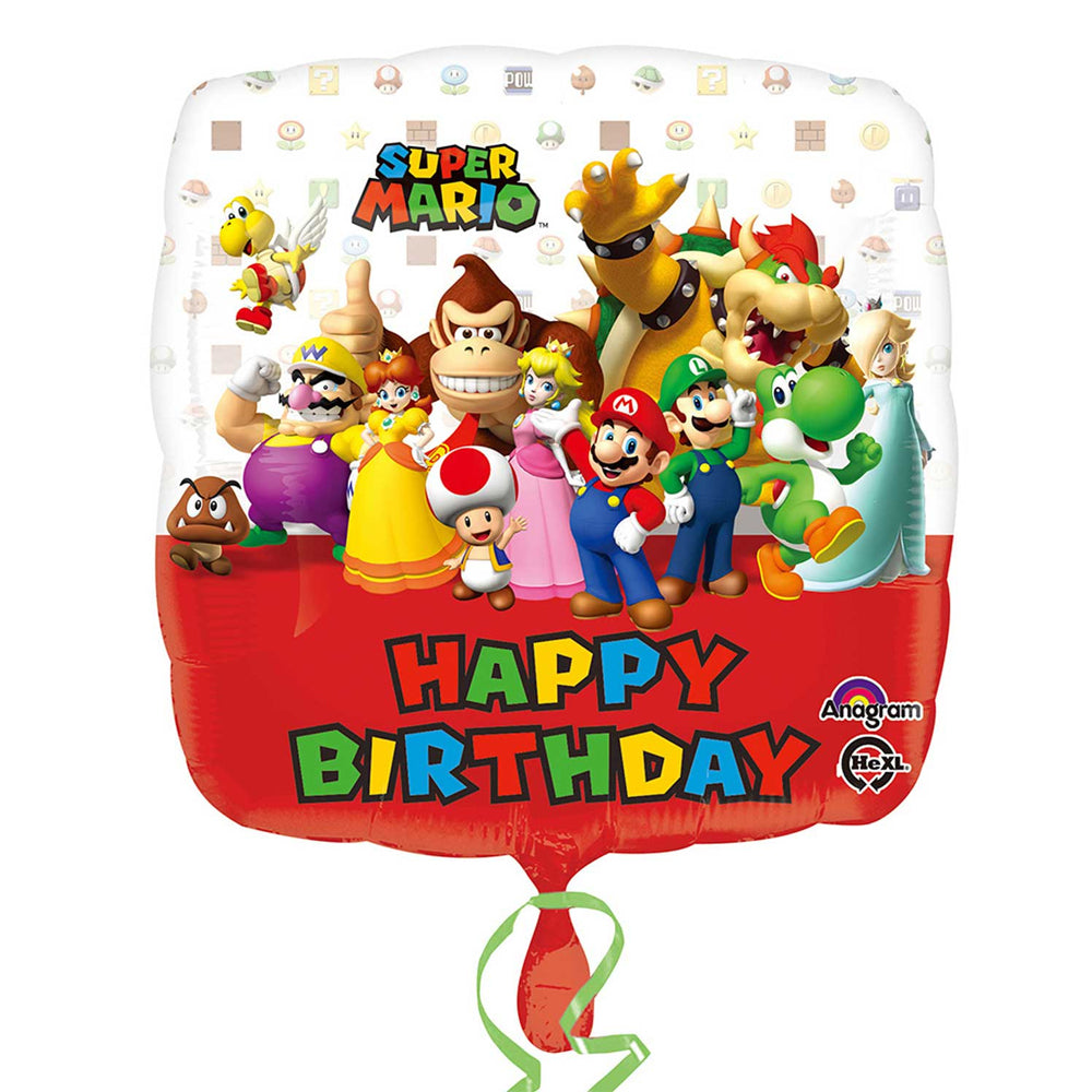 18 big Birthday Pinata bros theme party game Mario stick Tour super  go-kart UK 