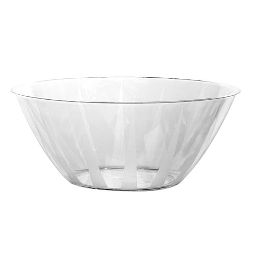 Crystal Clear Large Plastic Serving Bowl 47l Each Party Packs