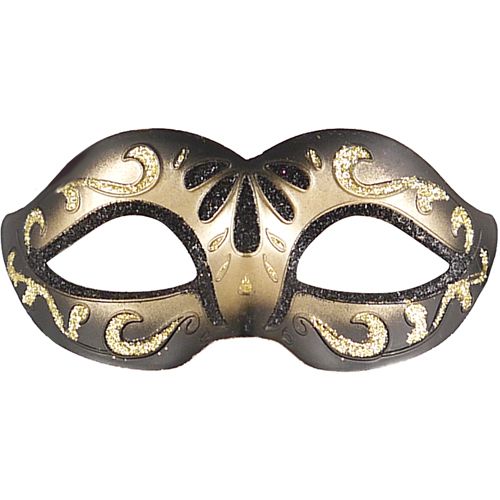 Black And Gold Glitter Eyemask – Party Packs