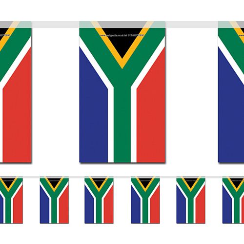 South African Flag Bunting 2.4m – Party Packs