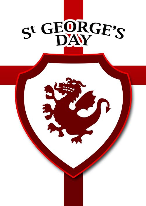 St. George's Day Dragon Poster - A3 – Party Packs