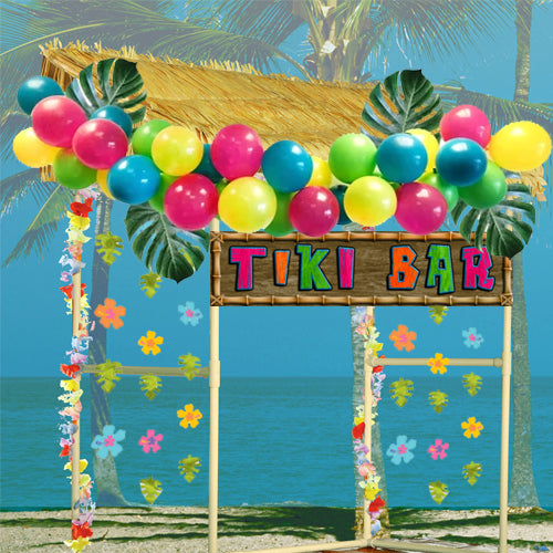 Tropical Beach Decorations & Tableware l Affordable Prices l Party Packs
